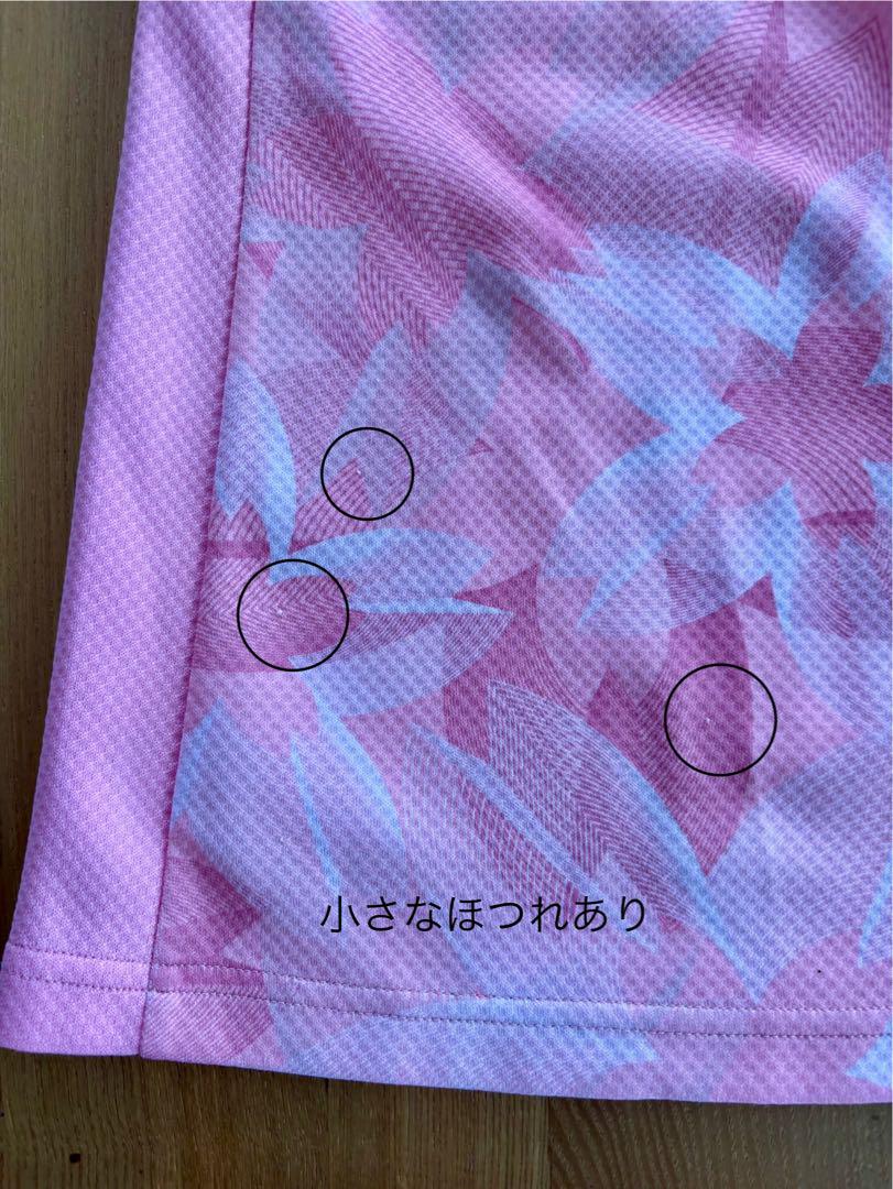 YONEX 花柄メッシュシャツ ピンク　バドミントン日本代表モデルウェア2020