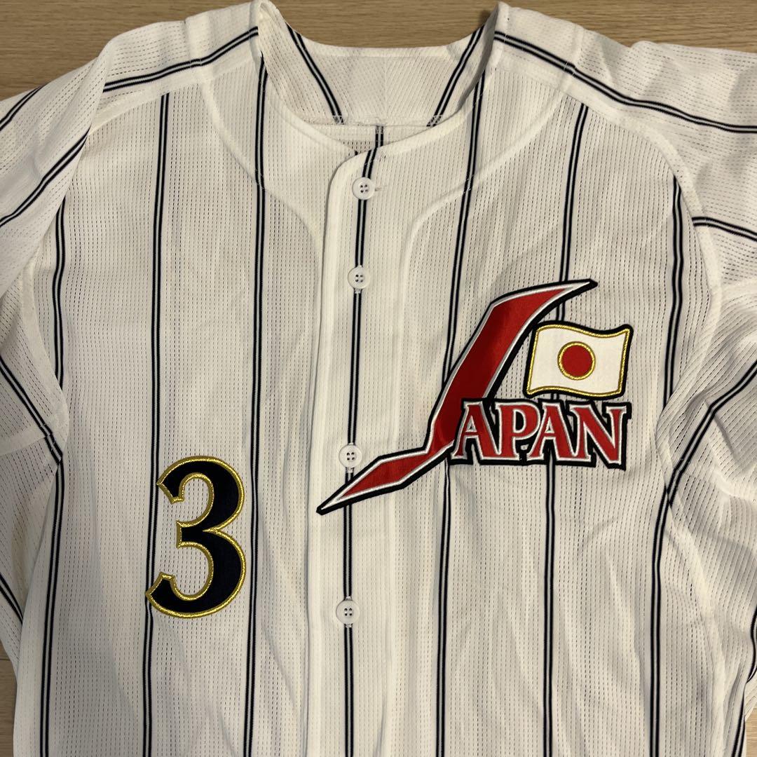 侍ジャパン　長嶋茂雄　刺繍ユニフォーム　プロコレオーセンティック