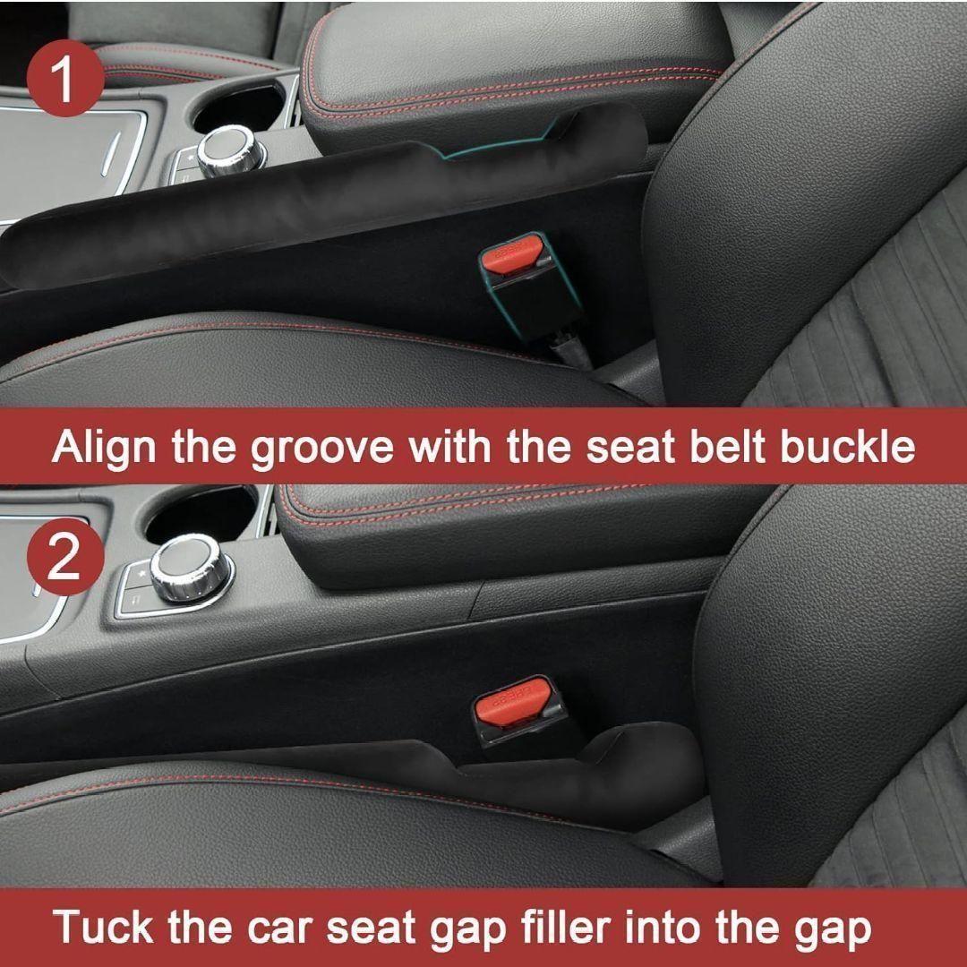 隙間を埋めるカーシート 隙間プラグ 座席ギャップフィラーストリップ
