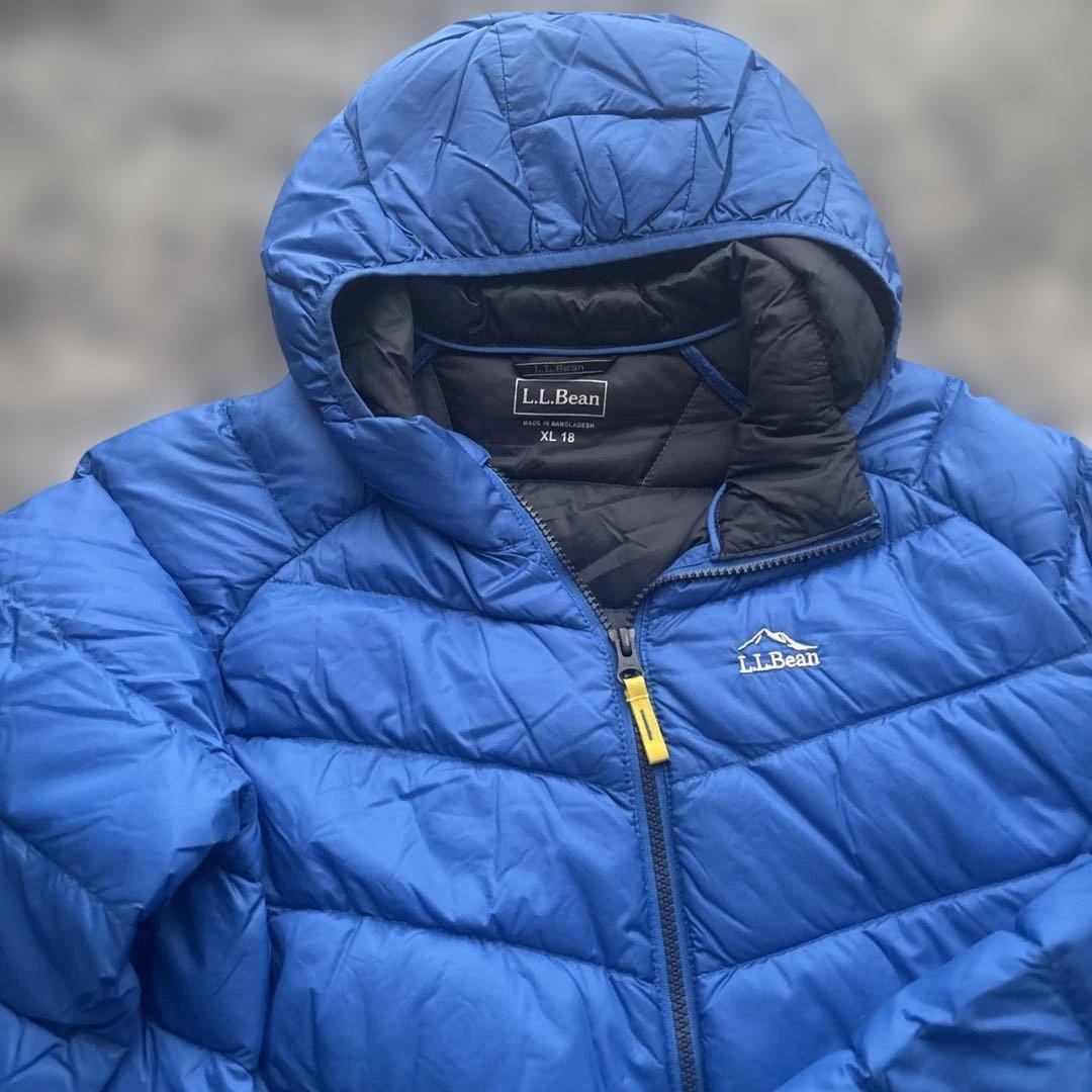 L.L.Bean ダウンコート XL 163cm青