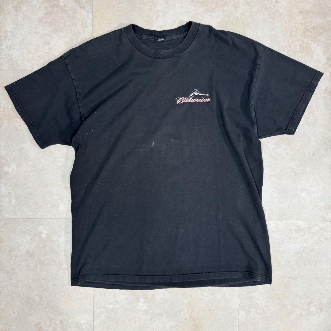Tシャツ バドワイザー ビール 企業 アド 牛 BUD