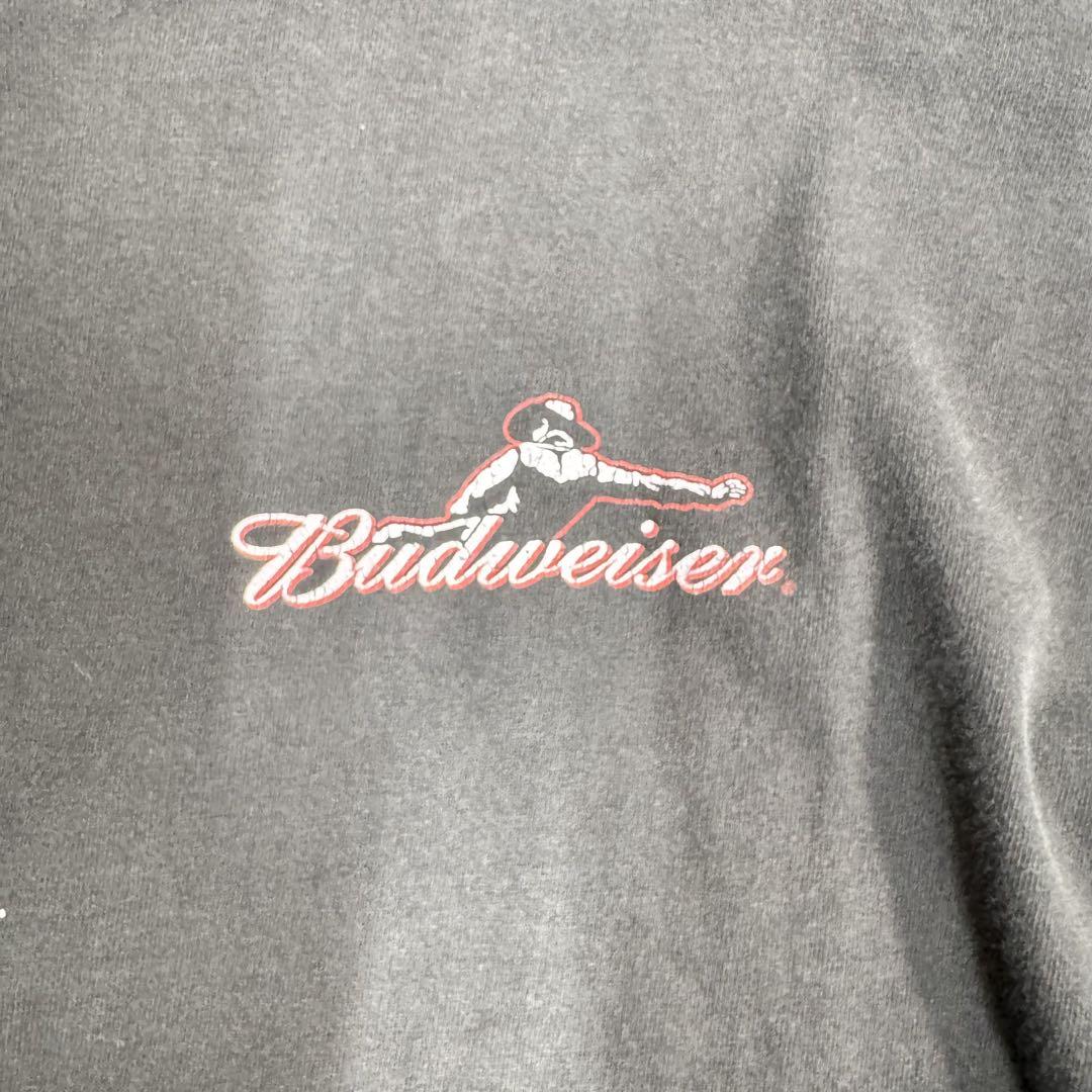 Tシャツ バドワイザー ビール 企業 アド 牛 BUD