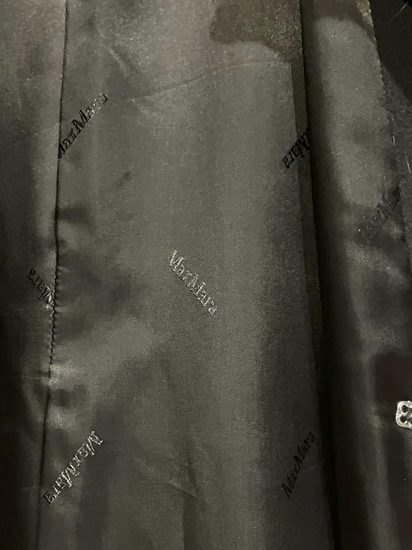 MaxMara ロングコート ブラック