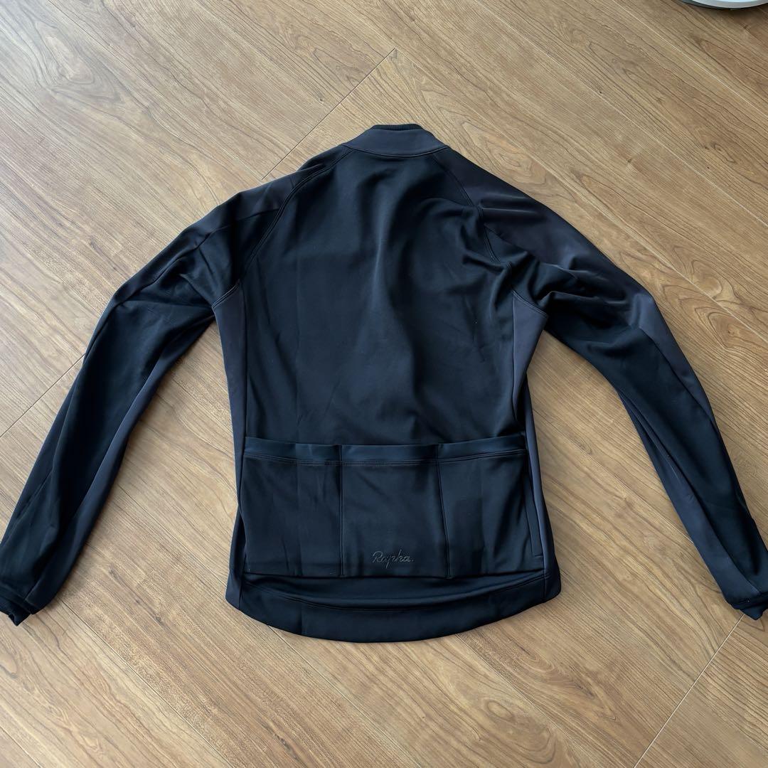 Rapha サイクルジャージ large 黒　長袖　ウインタージャケット