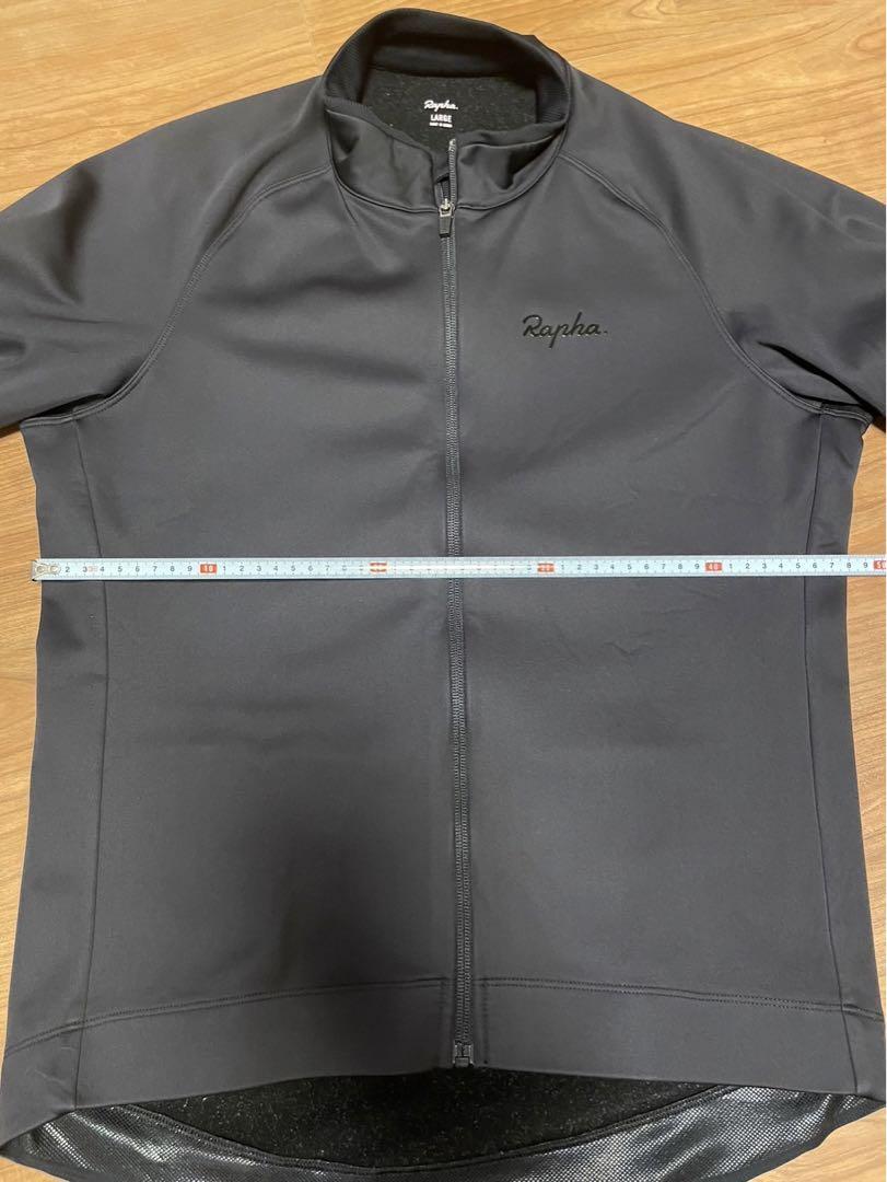 Rapha サイクルジャージ large 黒　長袖　ウインタージャケット