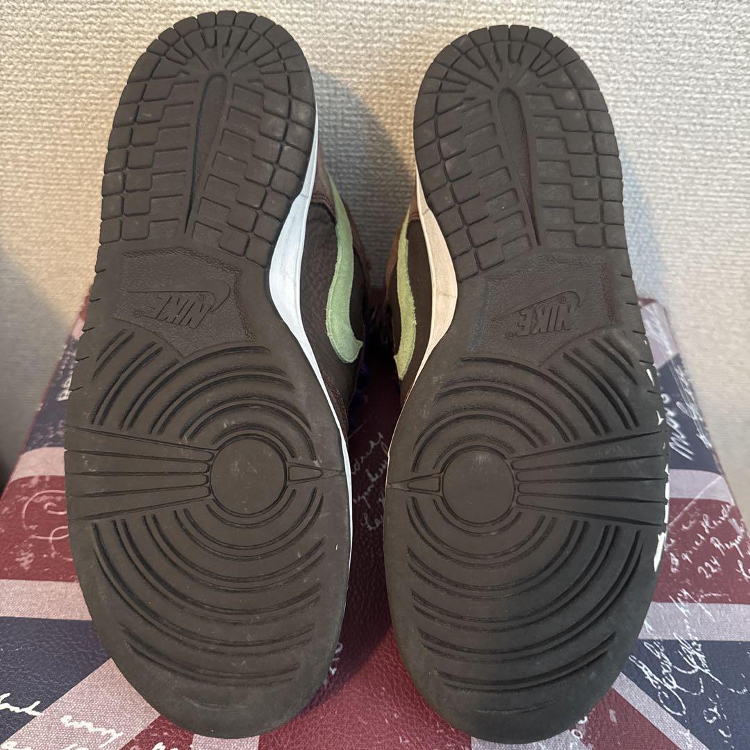 Nike ハイカットスニーカー グリーン/ブラウン