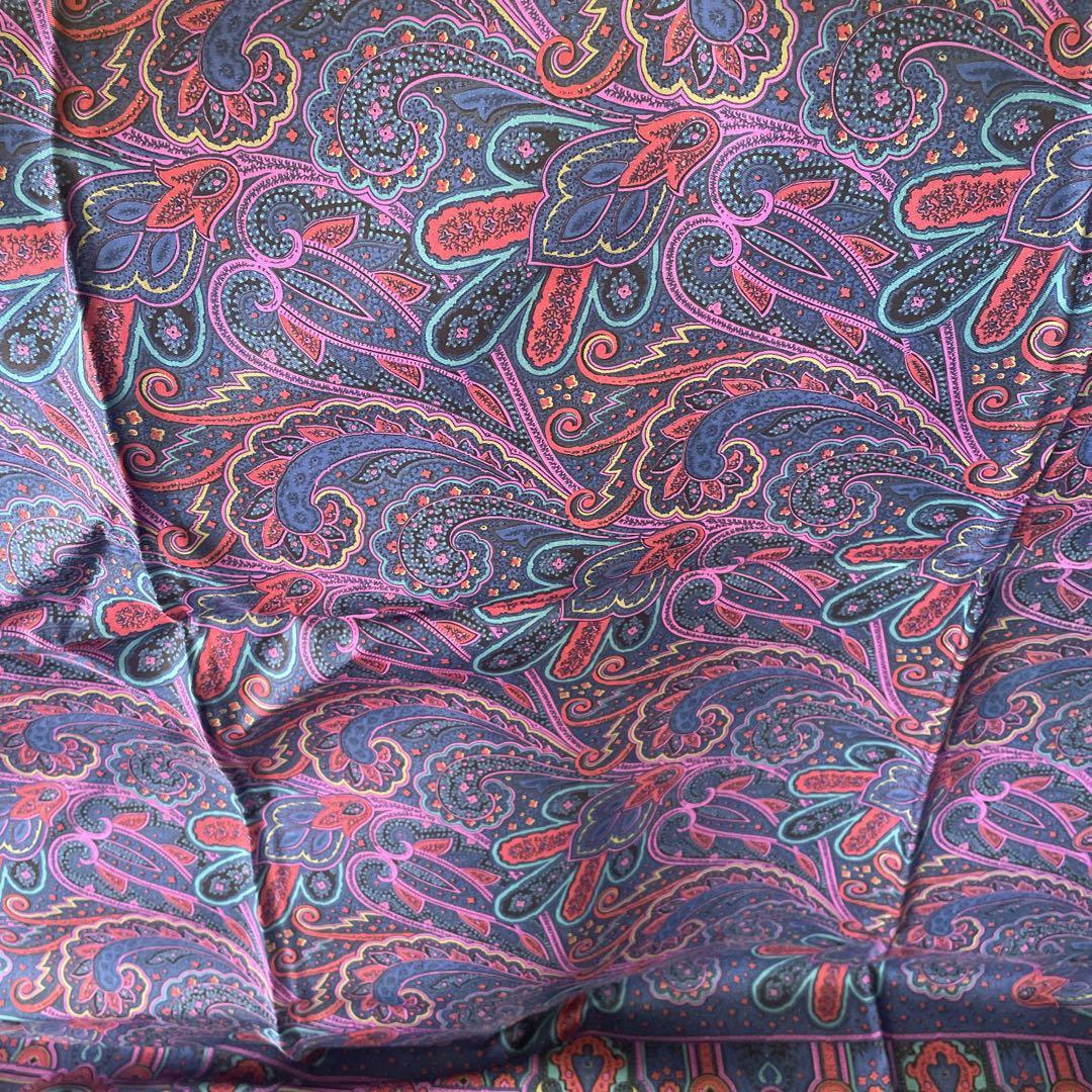 ETRO ペイズリー柄 スカーフ 88cm✖️88cm - メルカリ