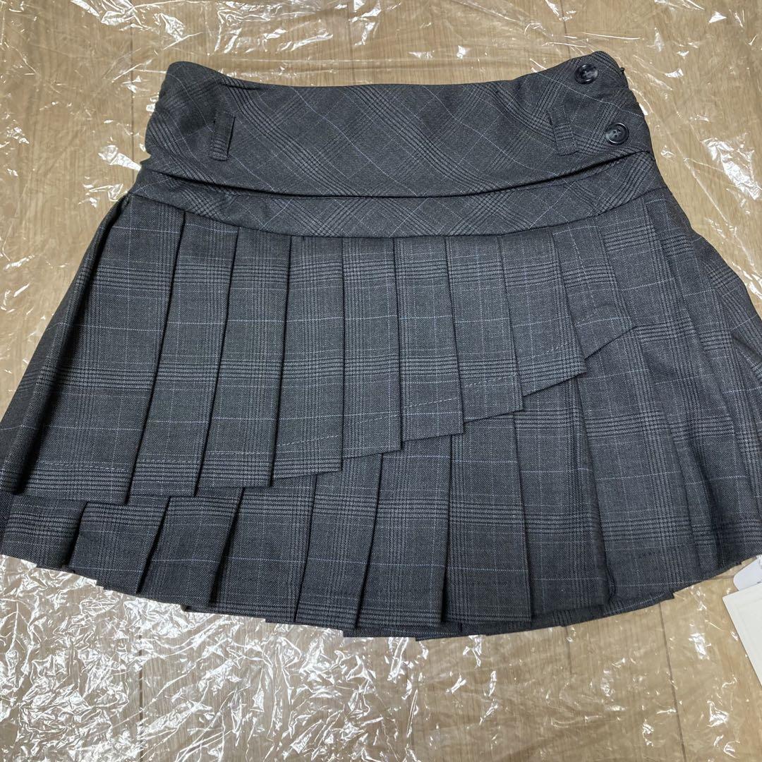 andmary アンドマリー Holly mini skirt グレー