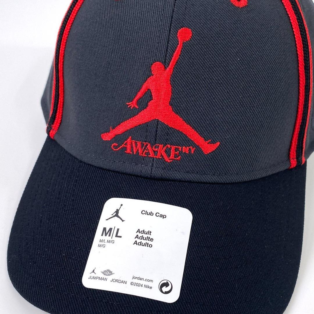 新品 ナイキ ジョーダン × アウェイク NY キャップ M/Lサイズ ブラック