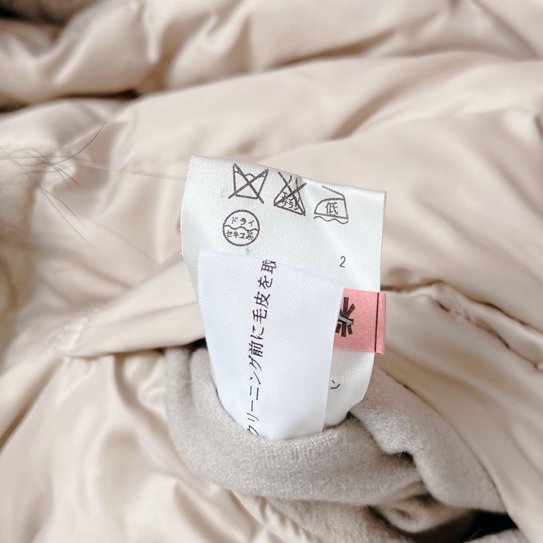 美品✨23区　シレータフタ ロング ダウンコート　ジャケット　ラクーン　38