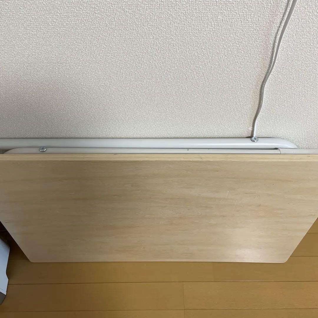 【無印良品】スチールパイプテーブル 折りたたみ式 白