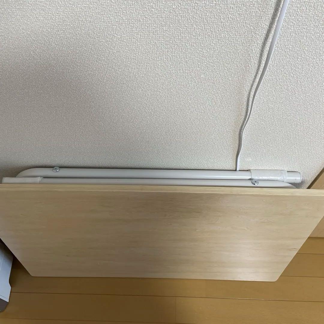 【無印良品】スチールパイプテーブル 折りたたみ式 白