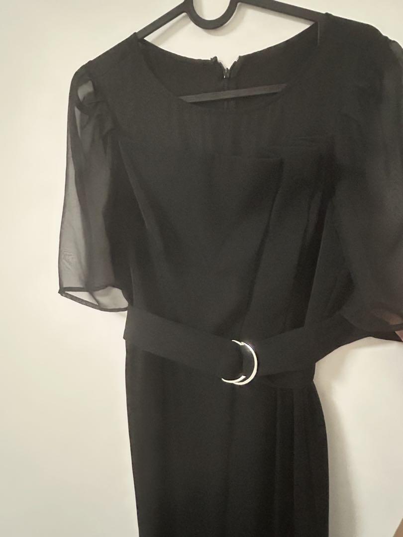 美品 a.r.azalearose アシンメトリースリーブサロペット