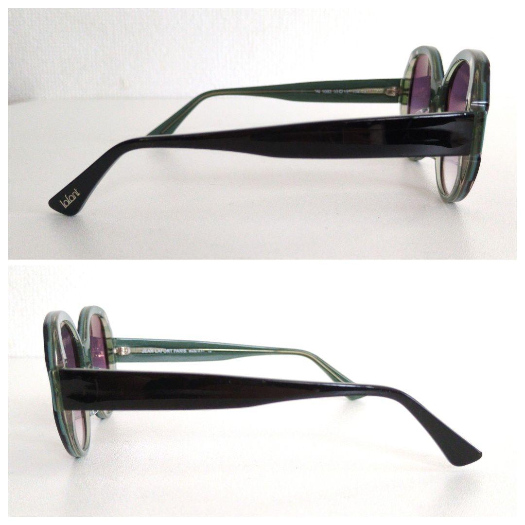 祝開店！大放出セール開催中 ラフォン PARIS LAFONT 良品☆JEAN 度なし ドット サングラス 小物