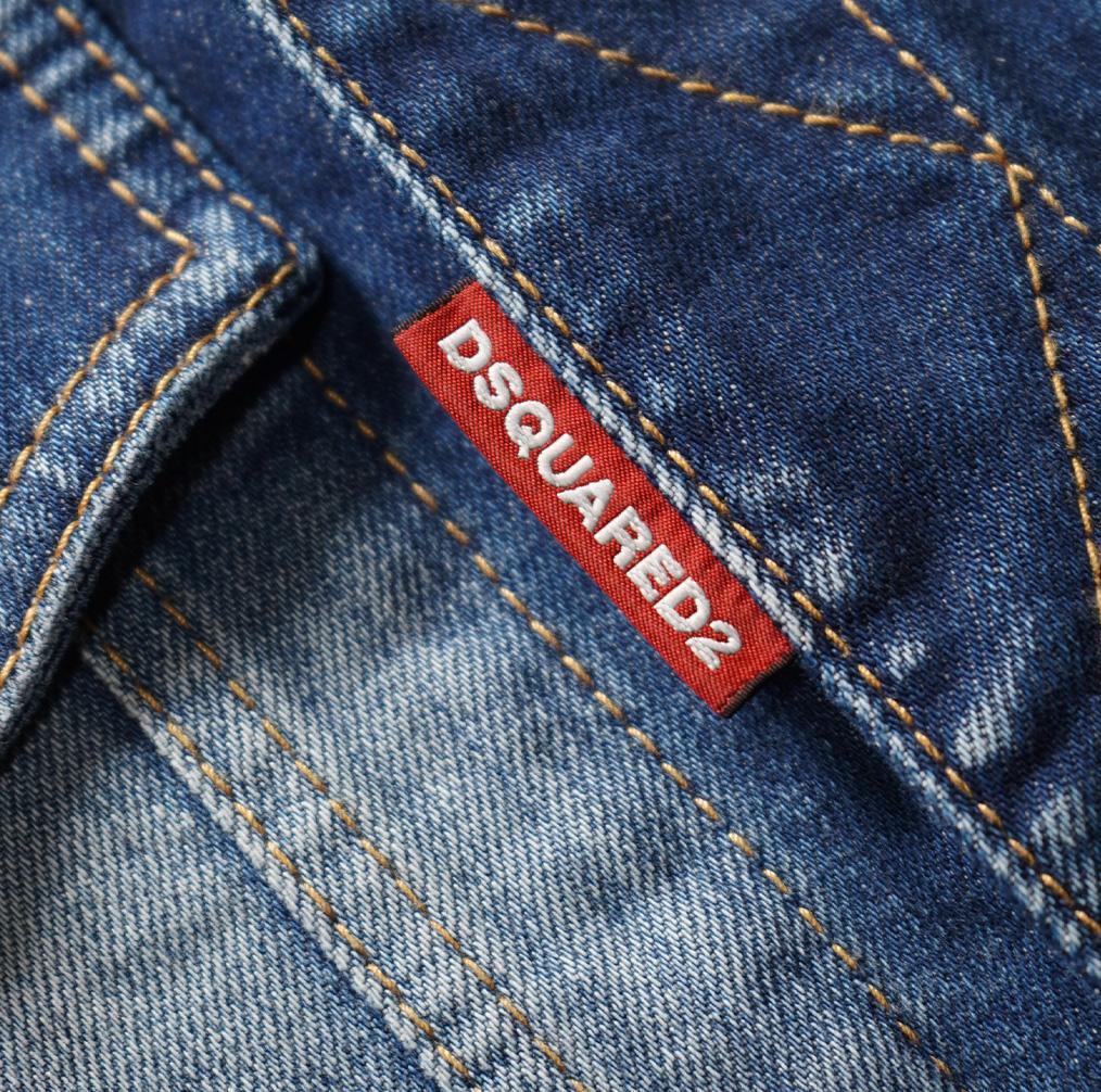 新品 14.7万 DSQUARED2 ディースクエアード デニムジャケット 54