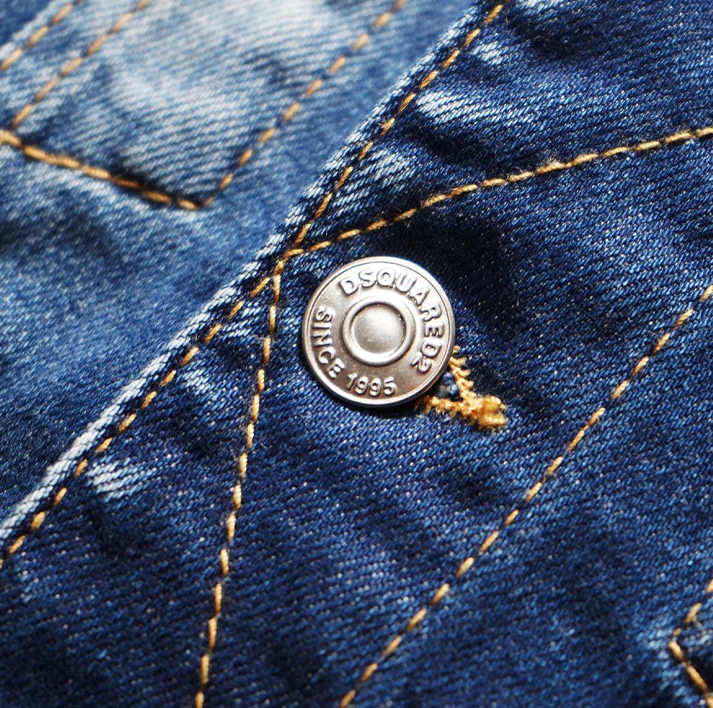 新品 14.7万 DSQUARED2 ディースクエアード デニムジャケット 54