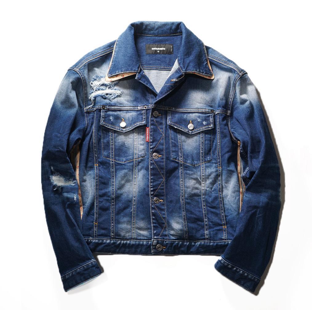 新品 14.7万 DSQUARED2 ディースクエアード デニムジャケット 54
