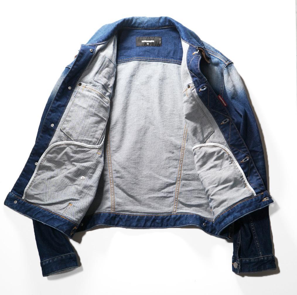 新品 14.7万 DSQUARED2 ディースクエアード デニムジャケット 54