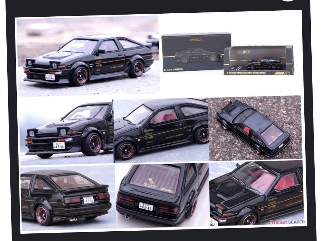 INNO64　イノモデル トヨタスプリンター トレノAE86 　2個セット