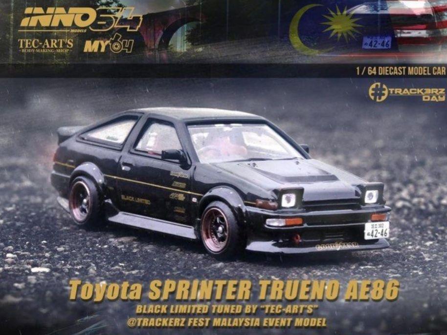 INNO64　イノモデル トヨタスプリンター トレノAE86 　2個セット