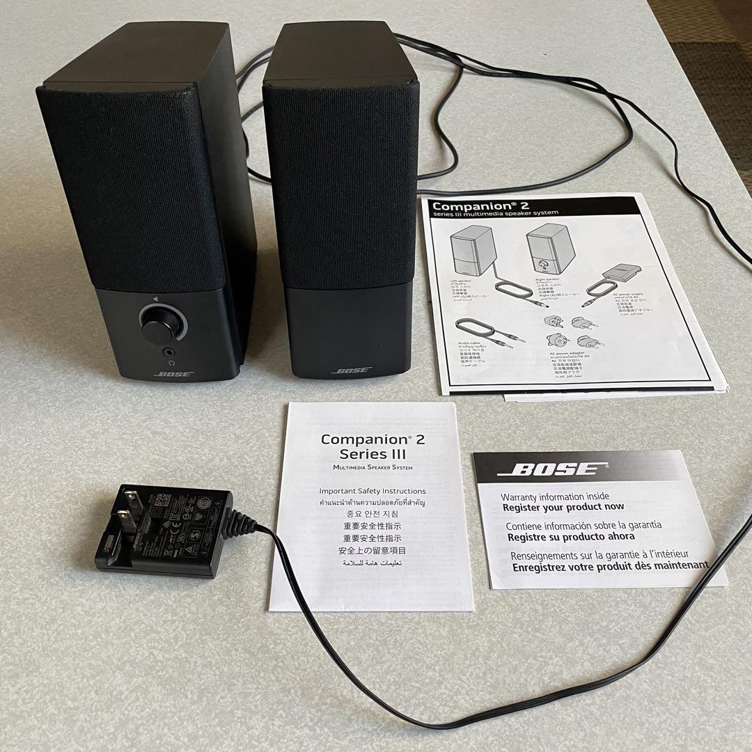 スピーカー・ウーファー Bose Companion 2 Series III Amazon.co.jp: Bose Companion 2 Series III multimedia speaker