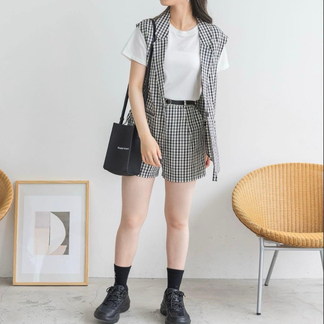 repipiarmario セットアップ ショートパンツ ストライプ 卒服