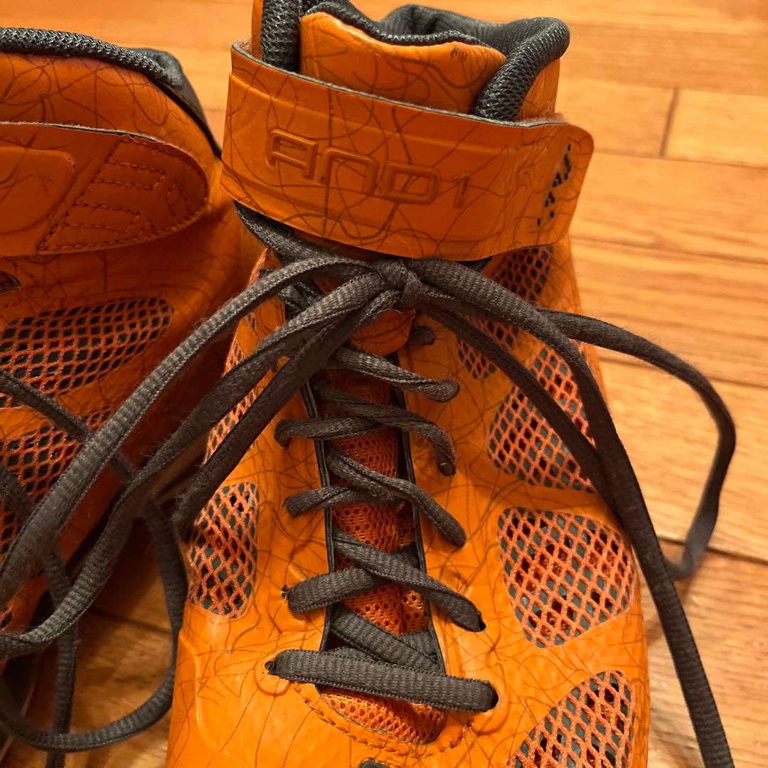 AND1 Basketball Shoes - Orange - 24.5 cm