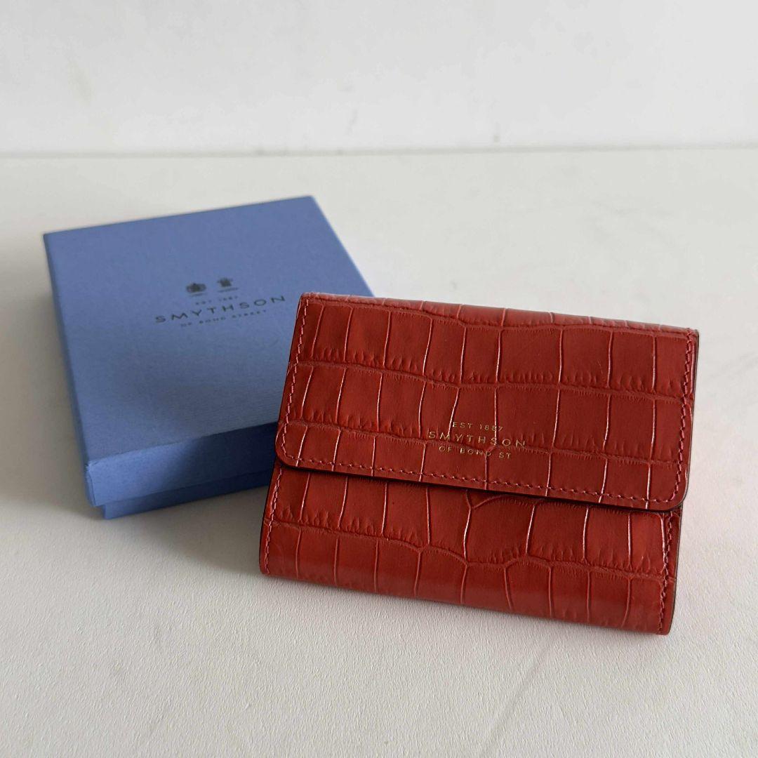 早割クーポン！ ⭐美品⭐ SMYTHSON メルカリ - コインケース 型押し 小物