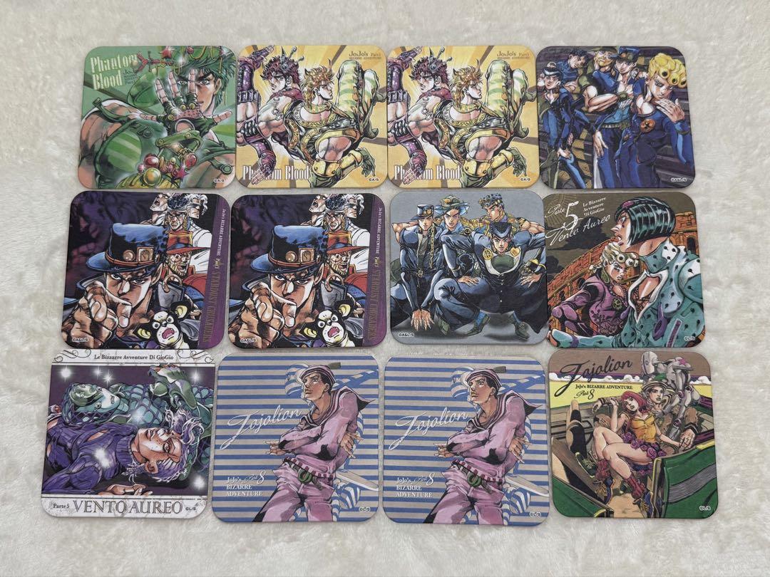 ジョジョの奇妙な冒険　原画展　アートコースター　セットコースター