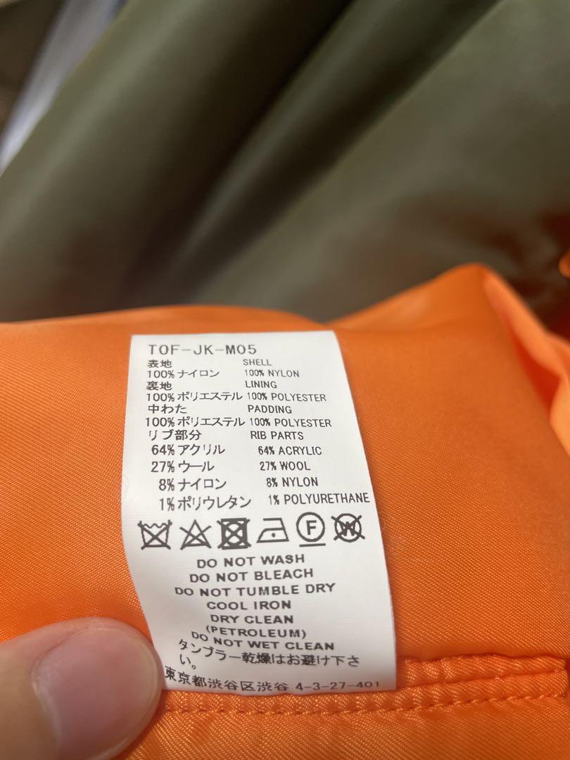 FACETASM/ファセッタズム CROPPED MA-1 JACKET