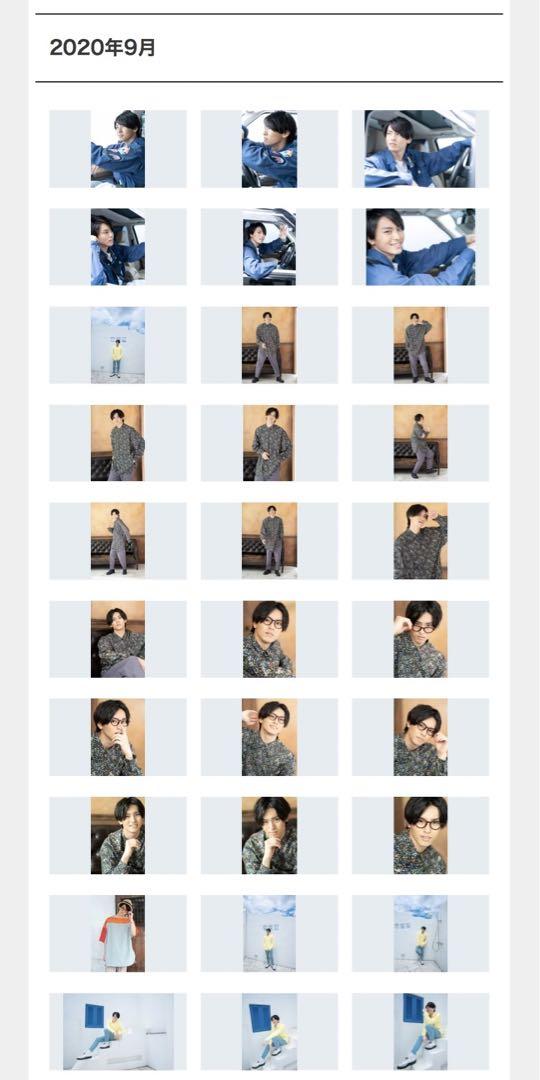 【FC限定商品】高野洸 デイリーフォト ブロマイド 2020年1月 高野洸 デイリーフォト 2020年1月