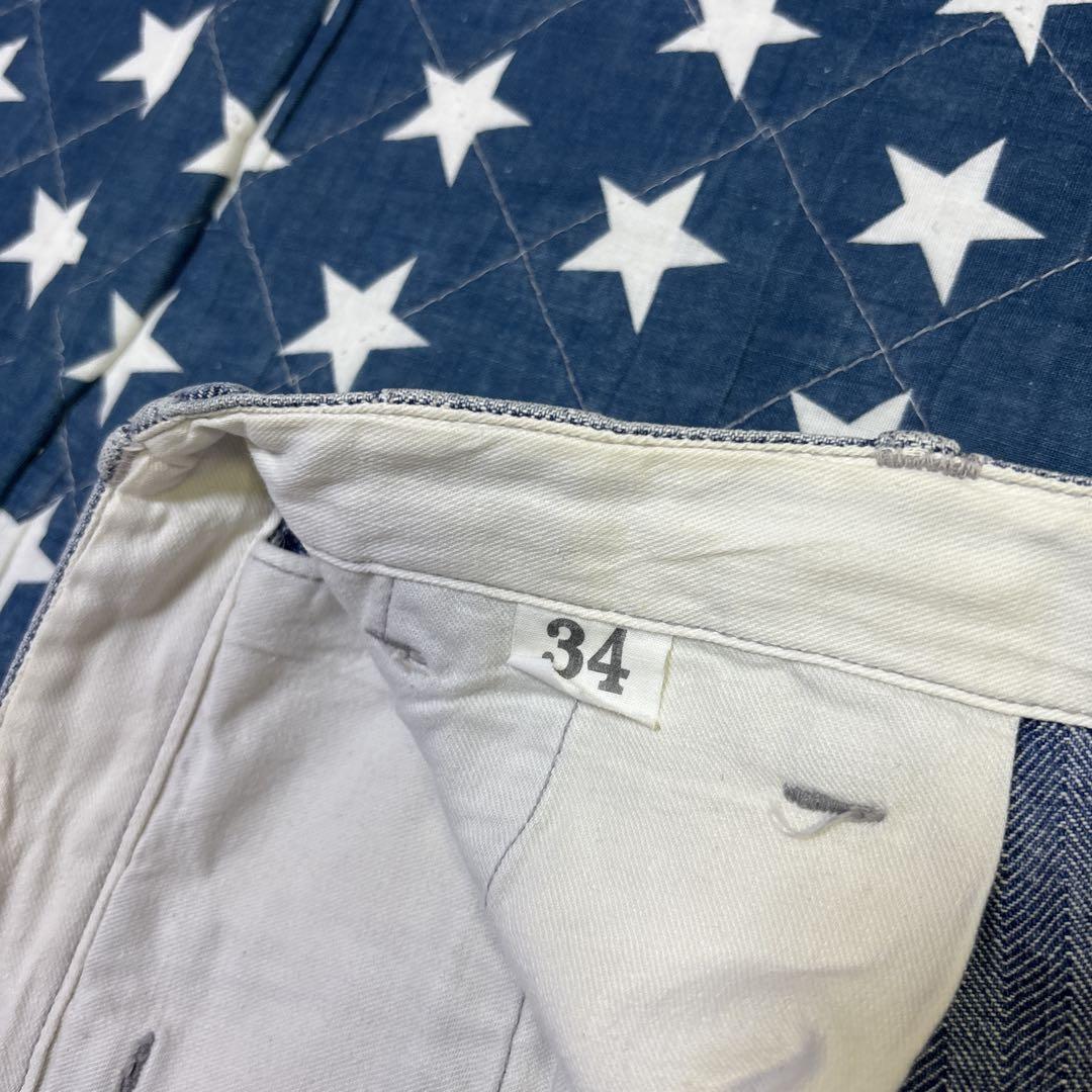 WAREHOUSE ウエアハウス　ヘリンボーンワークパンツ