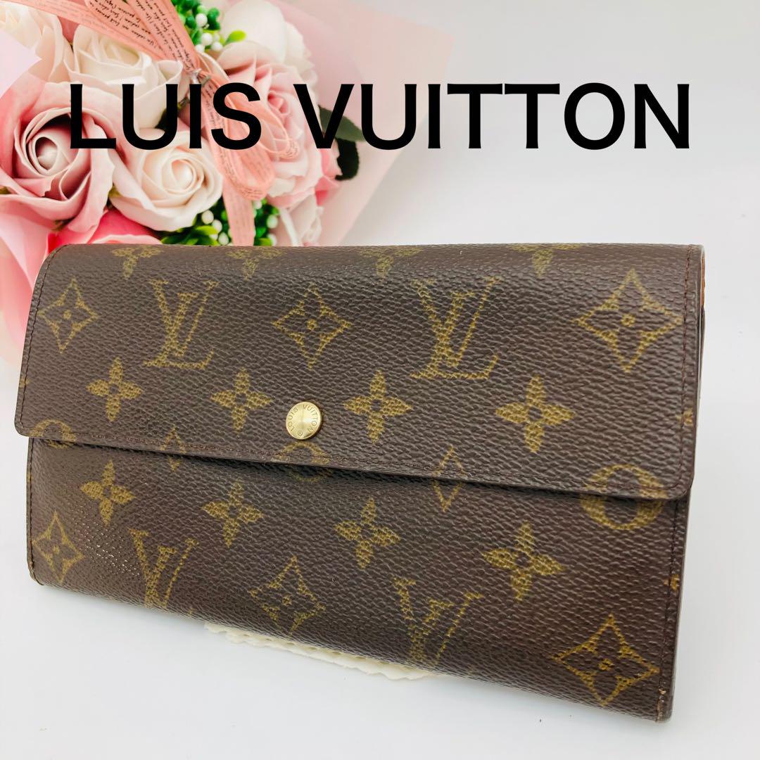 ルイヴィトン LOUIS VUITTON モノグラム 長財布 サラ　492