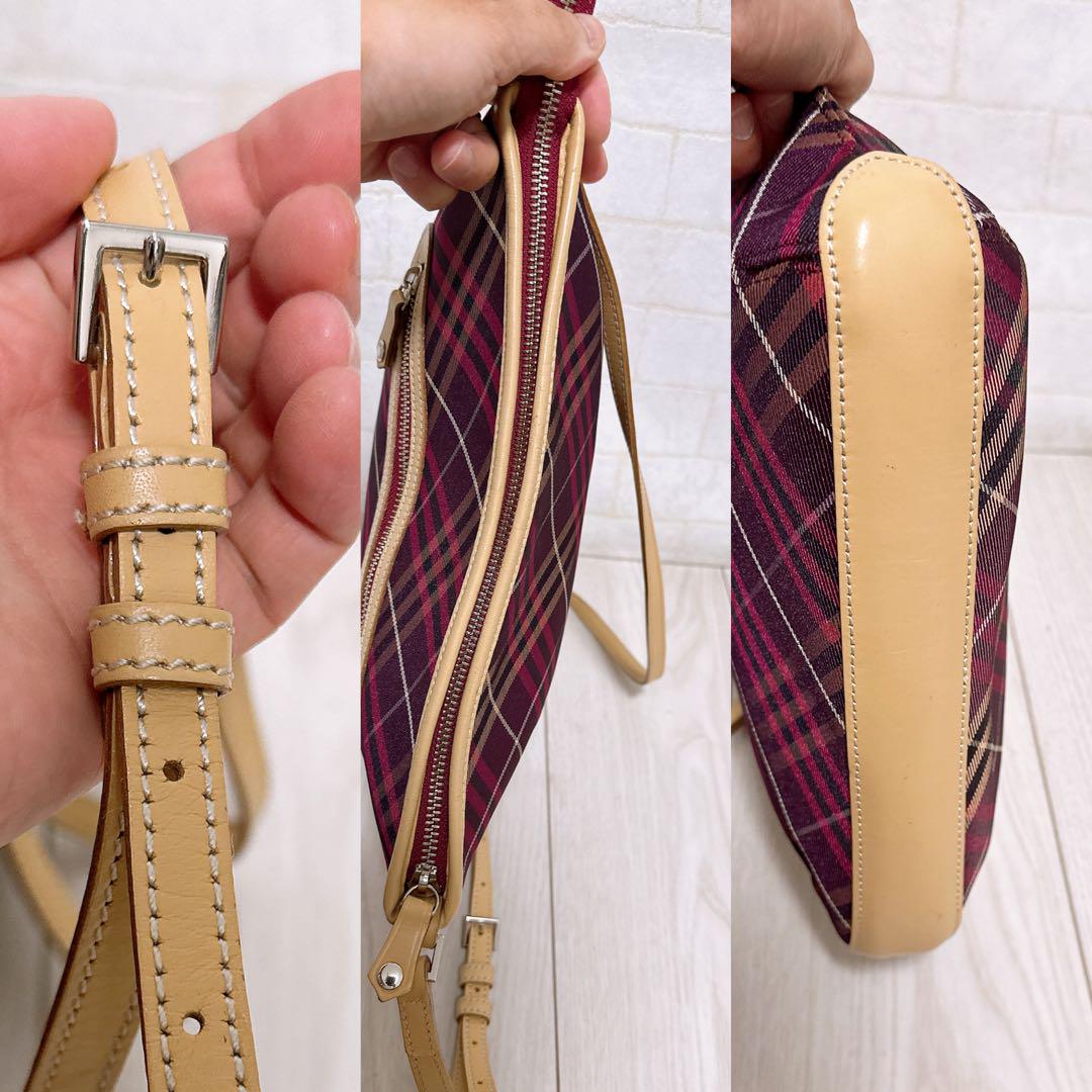 美品》Burberry Blue label(バーバリー)ショルダーバッグ - メルカリ