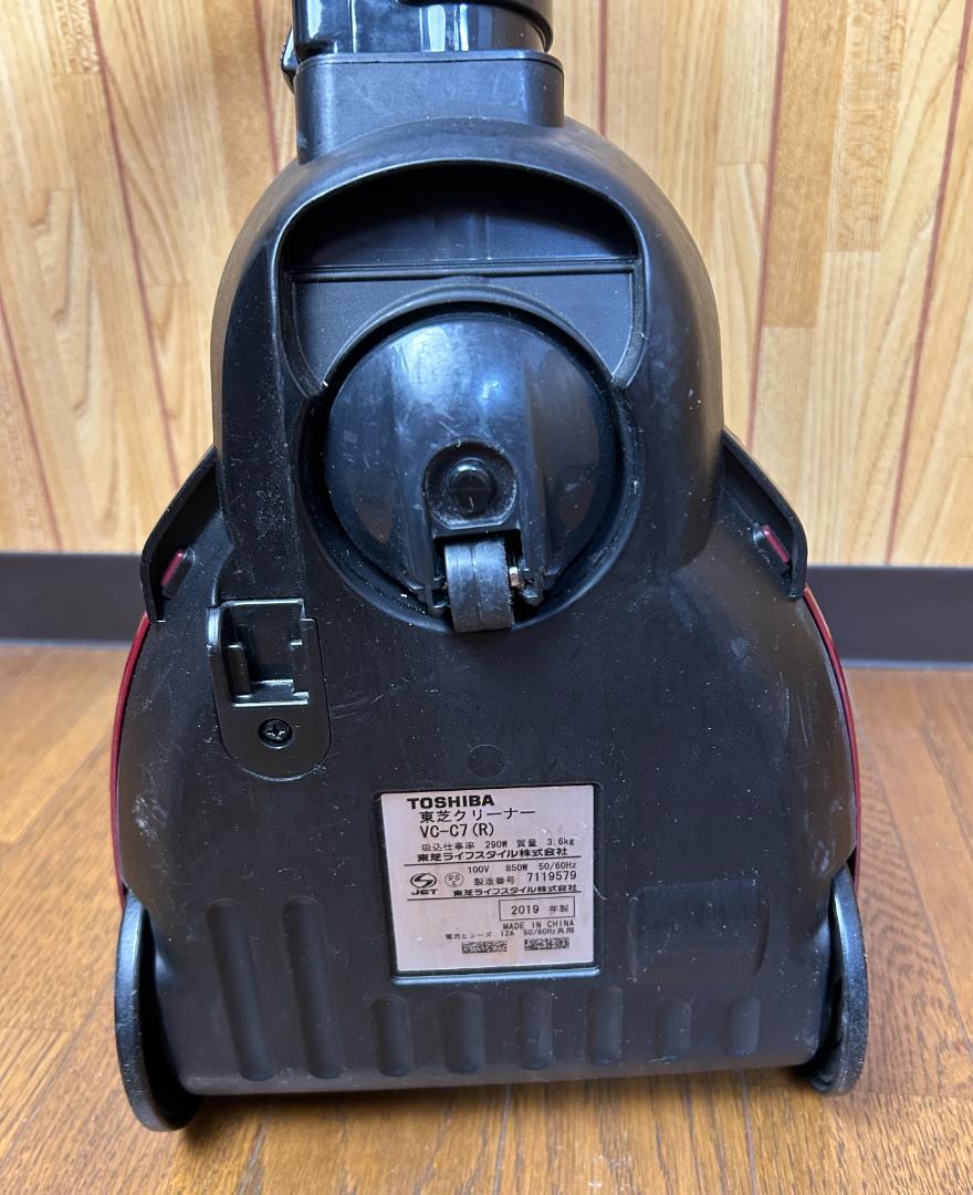 TOSHIBA 掃除機 VC-C7(R) 2019年製