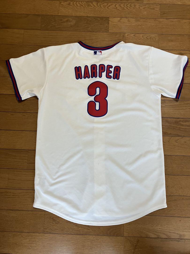 女の子向けプレゼント集結 フィラデルフィア・フィリーズ ハーパー XL MLB ユニフォーム ウェア