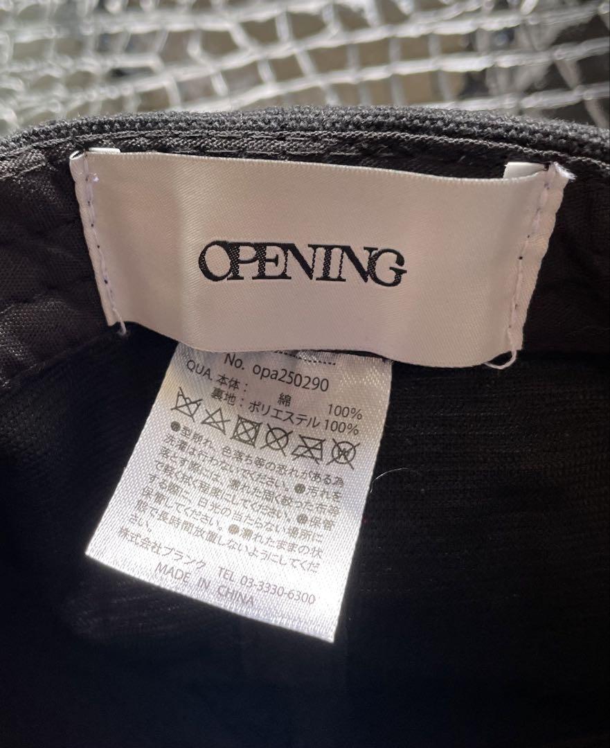 OPENING ACTシティロゴベースボールキャップ
