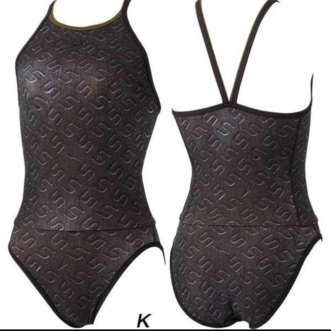 新品 最新モデル speedo 競泳水着 セパレート L デニム