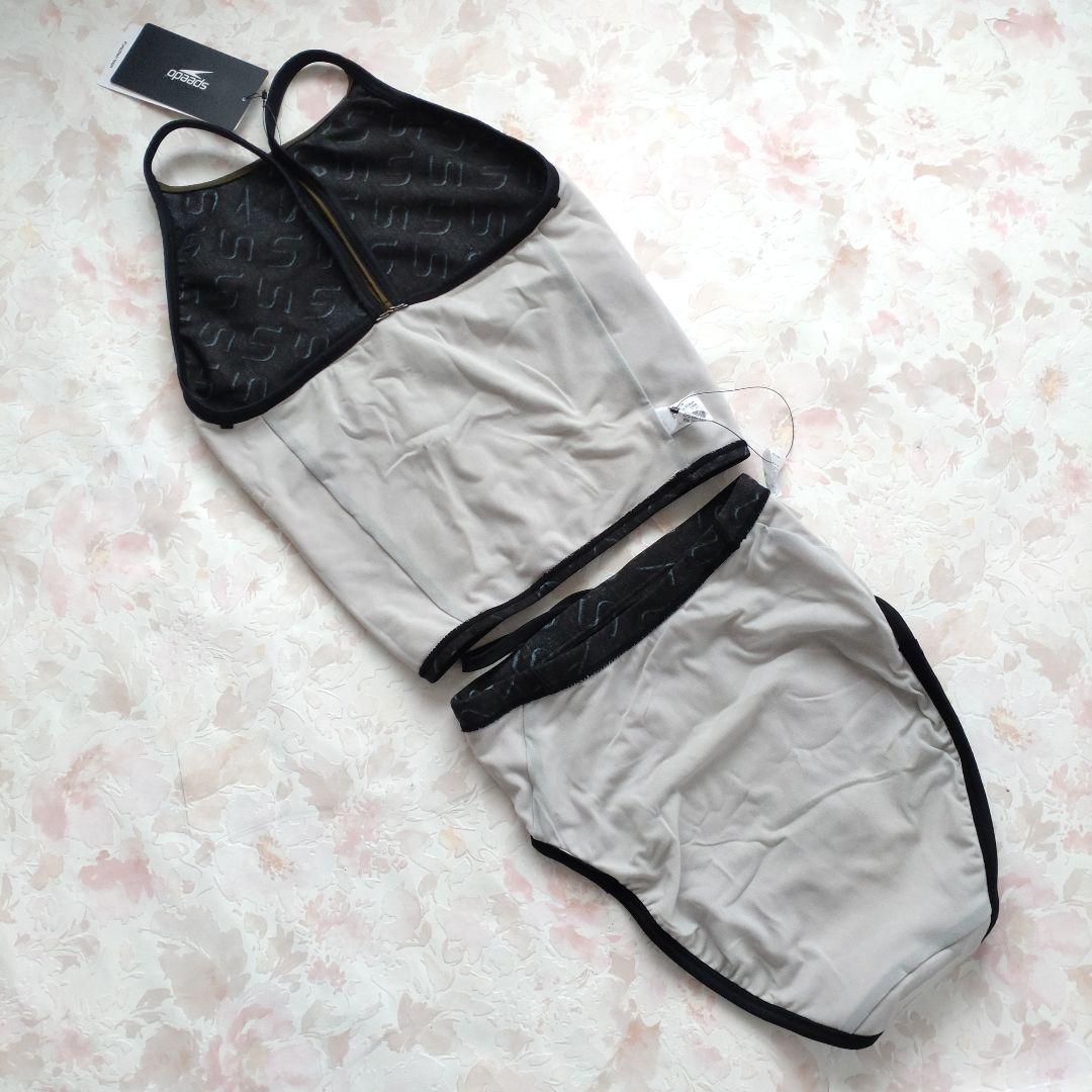 新品 最新モデル speedo 競泳水着 セパレート L デニム