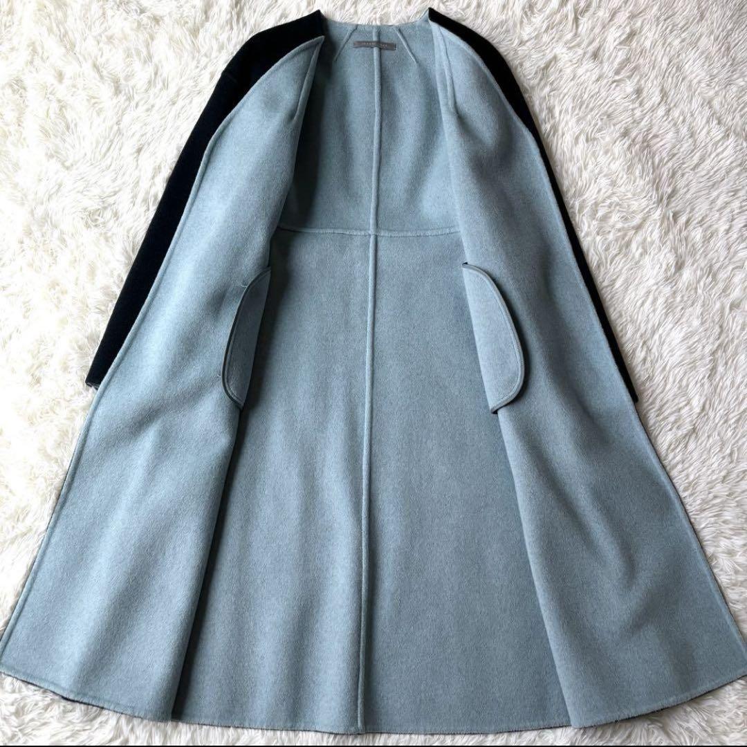 ファギー<美品> セオリーリュクス　リバーコート　ロング