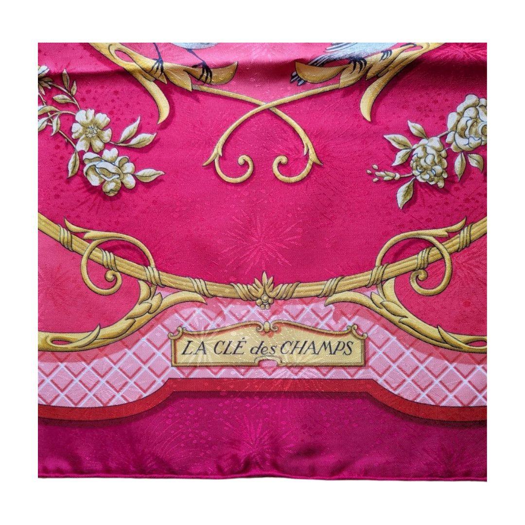 エルメス カレ90 《LA CLE DES CHAMPS（自由の天地への鍵）》