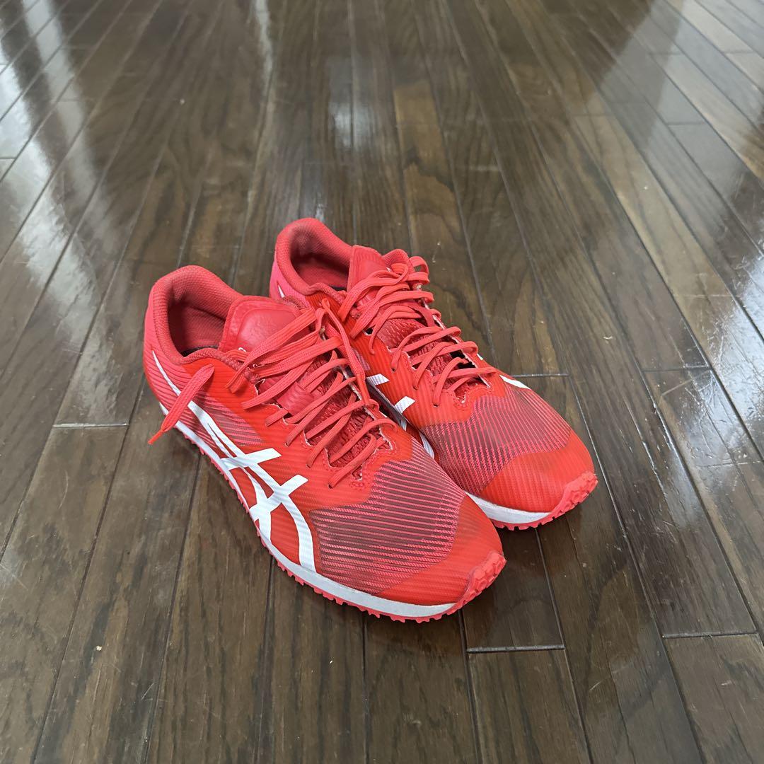 ASICS ウィンドスプリント 陸上シューズ レッド 27cm