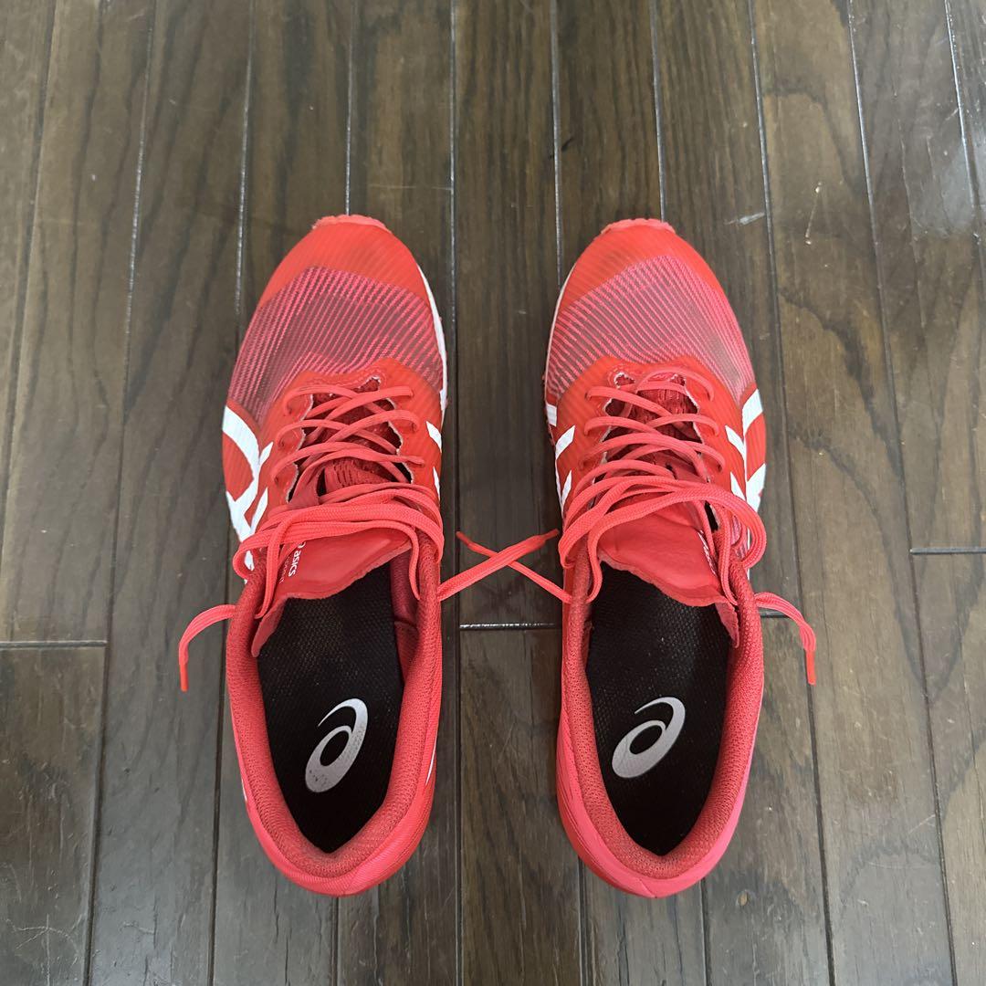 ASICS ウィンドスプリント 陸上シューズ レッド 27cm