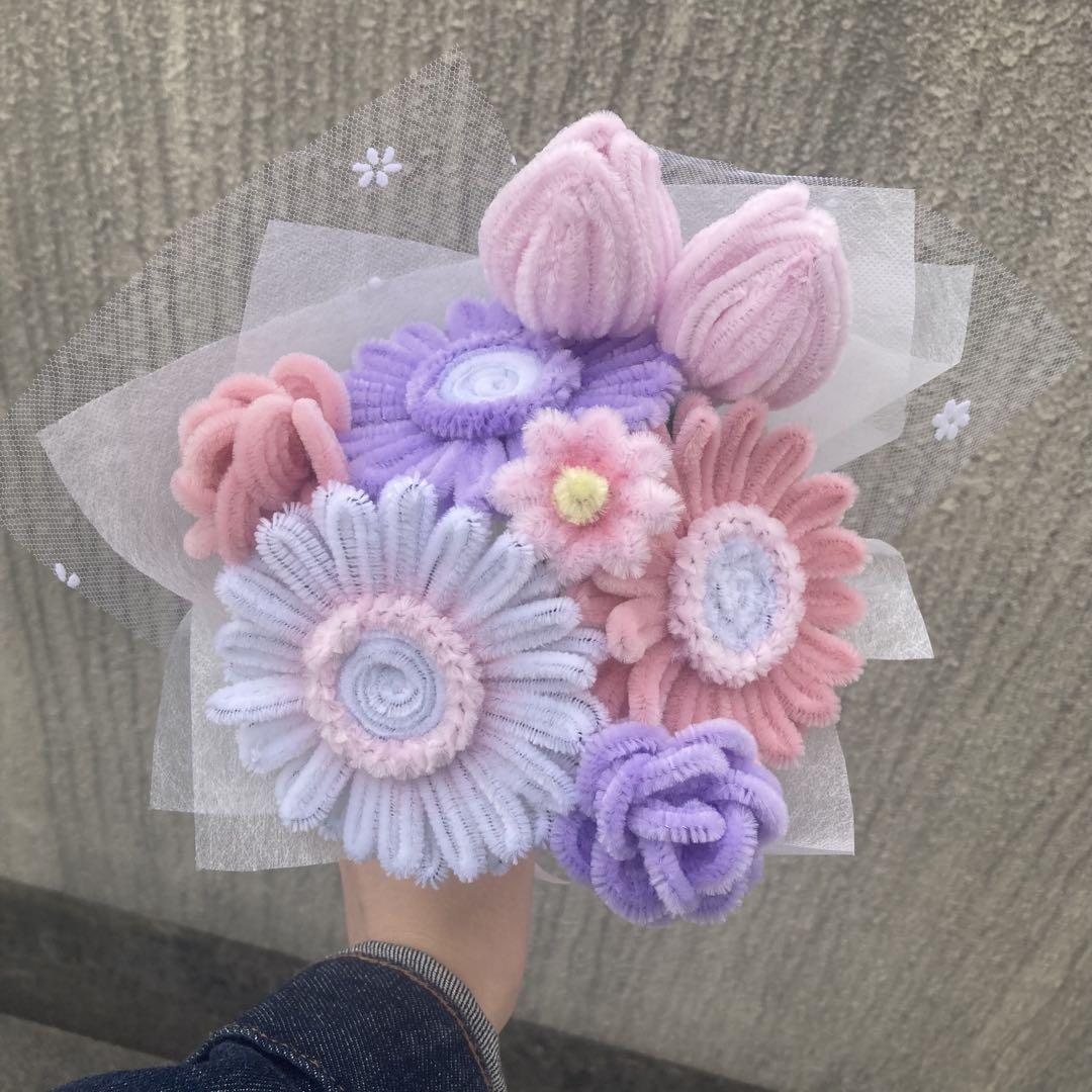 モールフラワー フラワーモール 枯れないお花 花束 韓国