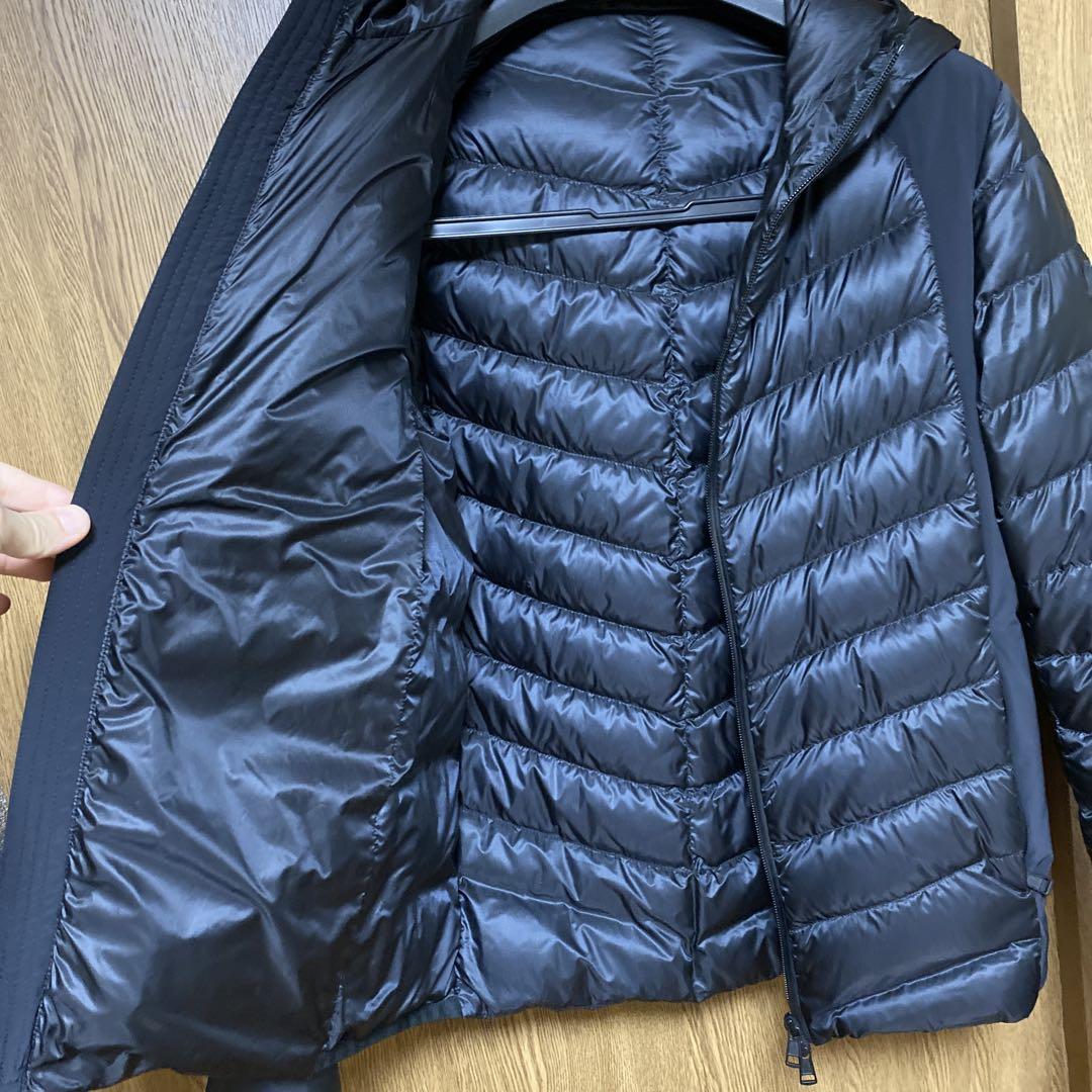 名古屋松坂屋モンクレール購入　ダウンジャケット　黒　DEFFEYES 【美品】