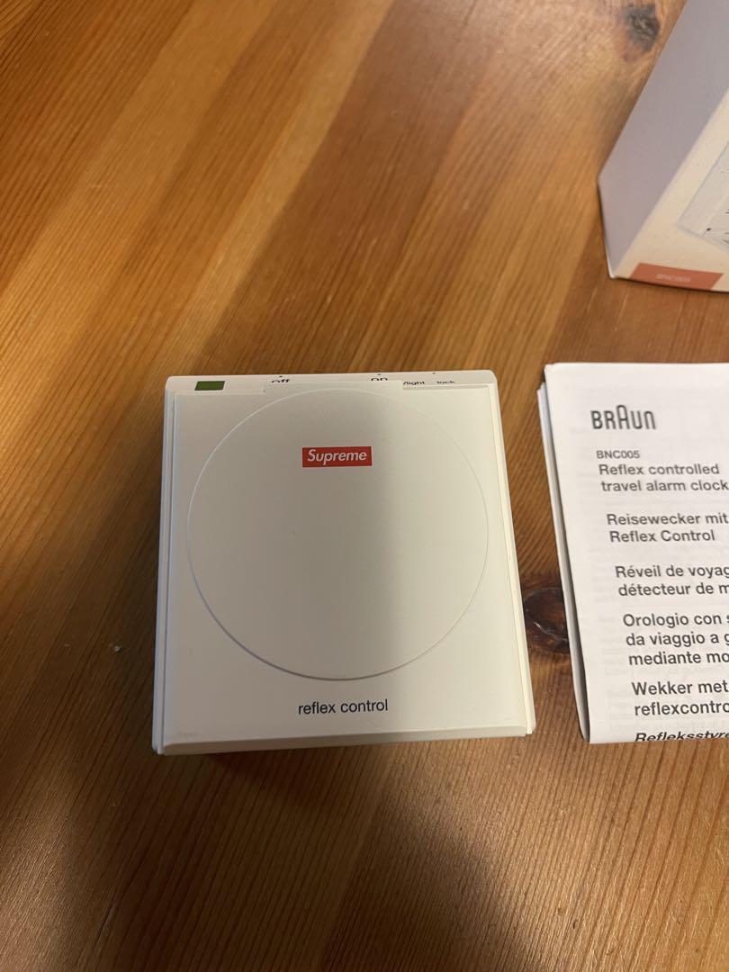時計 supreme x Braun Travel Alarm Clock 15ss