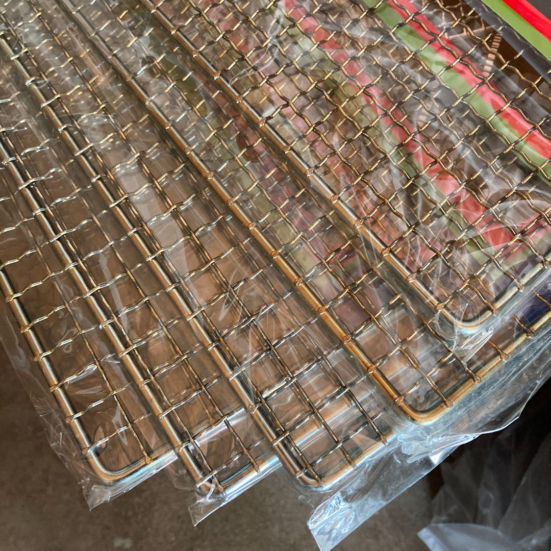 正規品通販 丸十金網 800×500mm 5枚セット vr905-m92555845671 バーベキュー 網 人気新品
