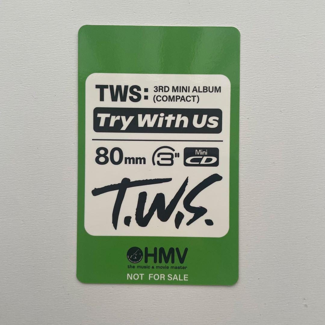 TWS TRY WITH US TSUTAYA ラキドロ 特典 ドフン TWS TRY WITH US ドフン 日本 特典 ラキドロ トレカ K-POP