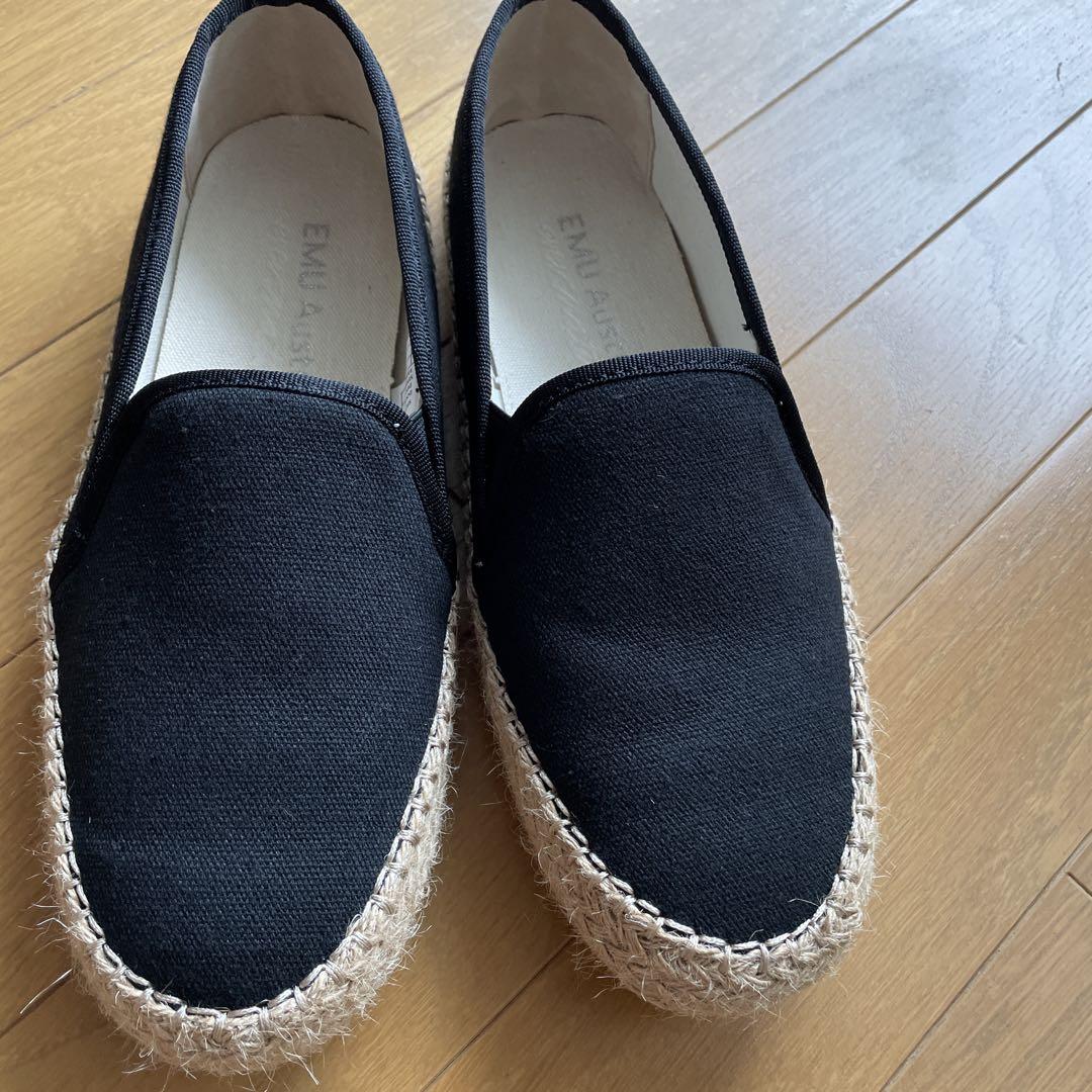 新品　EMU Australia⭐︎エミュ　エスパドリーユ　スリッポン　25センチ