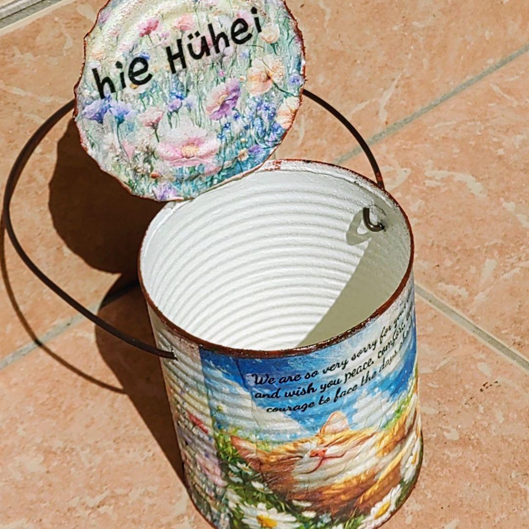 リメイク缶 持手.蓋付丸缶中